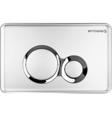 Кнопка смыва BETTOSERB Sava Fix Slim Jerez 40006463 хром матовый, хром глянец