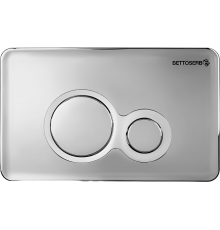 Кнопка смыва BETTOSERB Sava Fix Slim Jerez 40006465 хром глянец, хром матовый