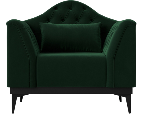 Кресло Лига Диванов Флорида велюр зеленый