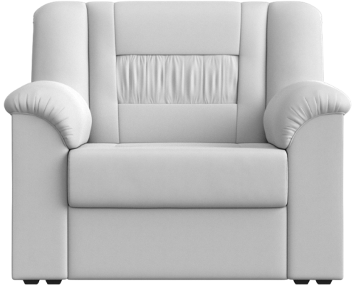 Кресло Лига Диванов Карелия экокожа белая