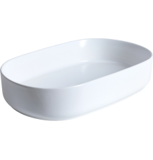 Раковина Allen Brau Fantasy Oval 55x36, белая матовая