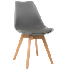 Стул Woodville Bonuss dark gray, ножки массив бука