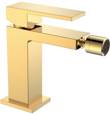 Смеситель для биде Boheme Qubic 476-G shinny gold