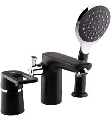 Смеситель на борт ванны Potato P30-6 P1130-6 черный