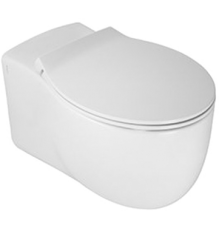 Унитаз подвесной Hatria Le Fiabe Y1CD01 безободковый, с микролифтом