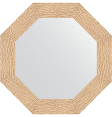 Зеркало Evoform Octagon BY 3797 67 золотые дюны, в багетной раме
