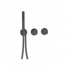 Almar Modular Смеситель для душа, настенный, термостатический, цвет: Absolute Black Brushed PVD. E180133.AB