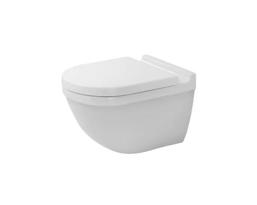 Duravit Starck 3 Унитаз 36х54см., подвесной, с сиденьем микролифт, цвет: белый. 42250900A1 (222509+006389)