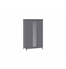 Шкаф Шведский стандарт Сага 132x65x216, серый