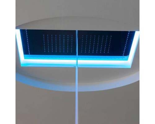 Antonio Lupi Meteo Встраиваемый верхний душ, 52x35x11см, с LED подсветкой, цвет: зеркальная сталь. METEO2C.BAL
