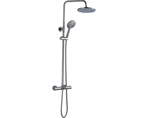 Душевая стойка BOCH MANN Oglio BM9648 с термостатом, хром/белая Душевая стойка BOCH MANN Oglio BM9648 с термостатом, хром/белая