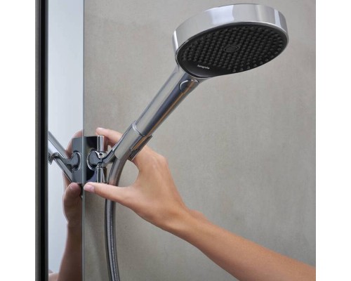 Hansgroh Rainfinity Душевая система с верхнем душем 36см., термостатическим смесителем, ручным душем и шлангом 160см., цвет: хром. 26853000 Hansgroh Rainfinity Душевая система с верхнем душем 36см., термостатическим смесителем, ручным душем и шлангом 160см., цвет: хром. 26853000