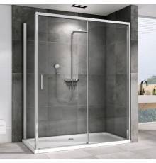 Душевой уголок Abber Komfort AG93150-S102 150x100, профиль хром, стекло прозрачное