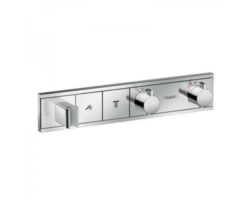 Hansgrohe RainSelect Смеситель для душа, термостатический, 2 источника, СМ, внешняя часть, цвет: хром. 15355000