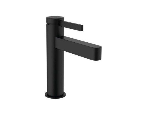 Hansgrohe Finoris Смеситель для раковины, 1 отв., с донным клапаном, цвет: черный матовый. 76020670 Hansgrohe Finoris Смеситель для раковины, 1 отв., с донным клапаном, цвет: черный матовый. 76020670