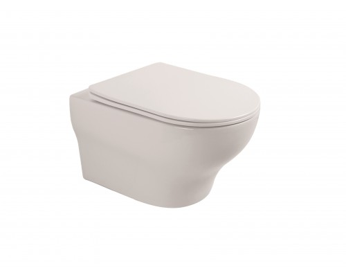 AQM2021PRO-H Унитаз подвесной Hygiene, сиденье SoftClose, смыв Invisible, скрыт крепеж. 535х365х350 AQM2021PRO-H