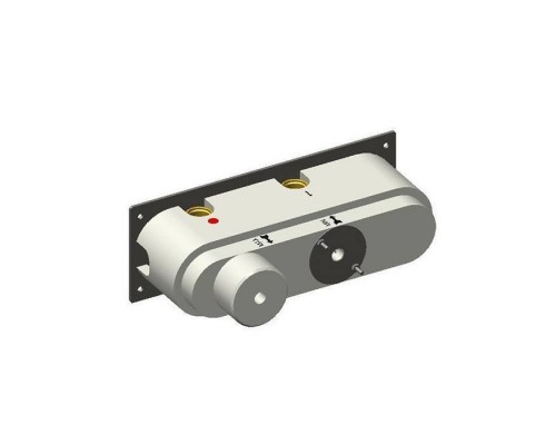 Carimali Встраиваемая часть прогрессивного смесителя с держателем для душа на 3 выхода, цвет: хром. W21939CR