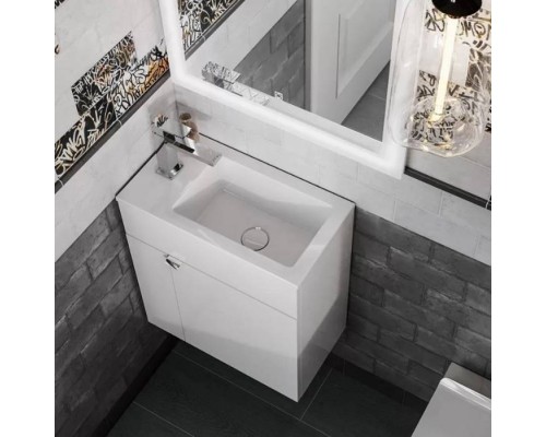 Kerama Marazzi Lato Раковина встраиваемая сверху, 50х27см., без отв., цвет: белый глянцевая Kerama Marazzi Lato Раковина встраиваемая сверху, 50х27см., без отв., цвет: белый глянцевая