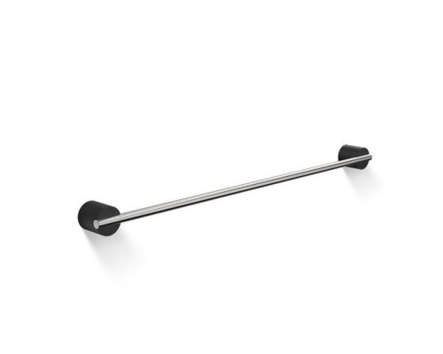 Decor Walther Black Stone HTE60 Полотенцедержатель 60см, подвесной, цвет: черный матовый / сталь матовая. 0975265