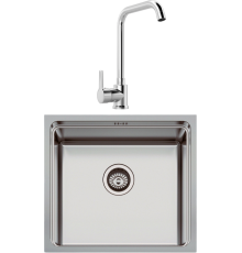 Комплект Мойка Seaman Eco Roma SMR-4944AK + Смеситель MEGA Ege MG-PL10 хром