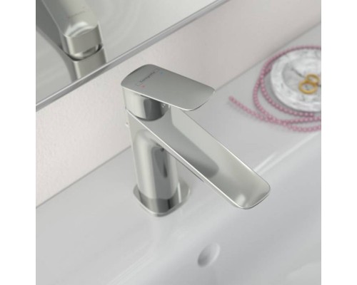 Hansgrohe Logis Смеситель для раковины, 1 отв., с донным клапаном Push-Open, цвет: хром. 71252000 Hansgrohe Logis Смеситель для раковины, 1 отв., с донным клапаном Push-Open, цвет: хром. 71252000