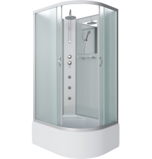 Душевая кабина Niagara Classic NG-2310-14LBKTG 120х80 см, без крыши, с гидромассажем и тропическим  душем