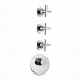 Fima Carlo Frattini Fimatherm Maxima F5333X3CR Смеситель для душа встроенный, термостатический, 3 запорных вентиля, внутренняя часть (F2463) в комплекте, цвет: хром.. F2463,  F5333X3CR