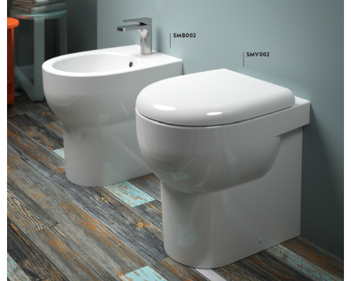 ARTCERAM/HIDRA SMARTY Биде напольное 35х50 см, без крепежа, с 1 отв под смеситель, цвет: белый. ACA020, SMB002 01 00bi*0 ARTCERAM/HIDRA SMARTY Биде напольное 35х50 см, без крепежа, с 1 отв под смеситель, цвет: белый. ACA020, SMB002 01 00bi*0
