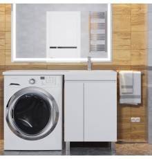 Мебель для ванной комнаты Uperwood Magenta 50 R под стиральную машину, напольная, белая, с дверцами