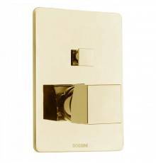 Bossini Cube Смеситель для душа, встраиваемый, 2 выхода , цвет: золото. Z00005,  Z00063.021