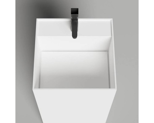Salini Armonia Square Top Раковина напольная 45х45х90см, слив в стену, выпуск D 503, сифон, декоративная накл. , мат-л: S-Sence, цвет: белый глянцевый. 130511TG слив в стену Salini Armonia Square Top Раковина напольная 45х45х90см, слив в стену, выпуск D 503, сифон, декоративная накл. , мат-л: S-Sence, цвет: белый глянцевый. 130511TG слив в стену