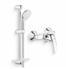Душевой комплект Смеситель для душа Grohe BauCurve 23631000 + Гарнитур Tempesta New 27926001