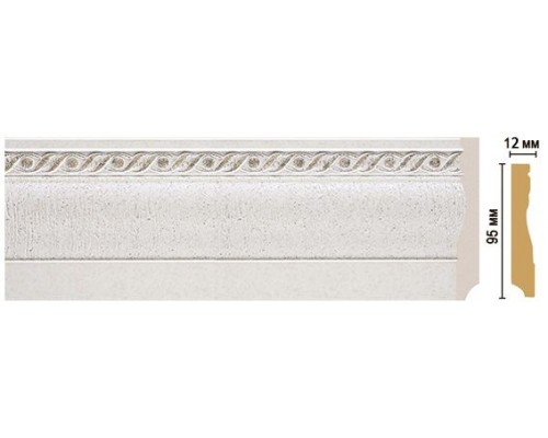 Плинтус напольный DECOMASTER 153-42 ДМ (95*12*2400 мм)