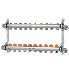 Коллектор распределительный Heimeier Dynatec Eclipse с регуляторами расхода, 10 контуров 9344-10.800