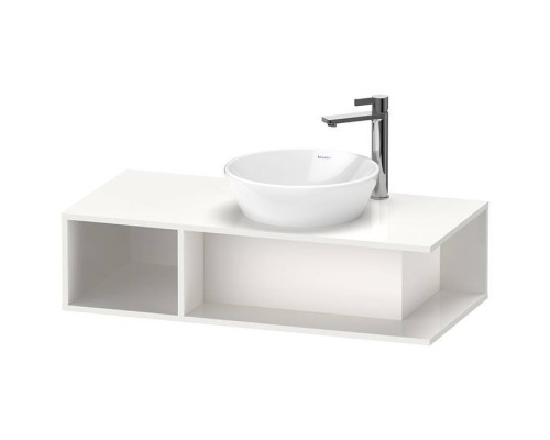 Duravit D-Neo Тумбочка подвесная компакт 100x48х26см., раковина, 1 открытое отделение на левой стороне, цвет: белый высокоглянцевый. 2328400000,  DE493902222