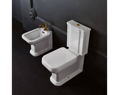 Kerasan Waldorf Унитаз-моноблок 68х40см, цвет: белый/бронза. 411701, 418101, 750993, 760393 Kerasan Waldorf Унитаз-моноблок 68х40см, цвет: белый/бронза. 411701, 418101, 750993, 760393