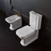 Kerasan Waldorf Унитаз-моноблок 68х40см, цвет: белый/бронза. 411701, 418101, 750993, 760393