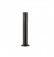 Gessi Inciso Душевой комплект, состоящий из держателя, шланга 150cм., и лейки, цвет: Black Metal Brushed PVD. 58137#707