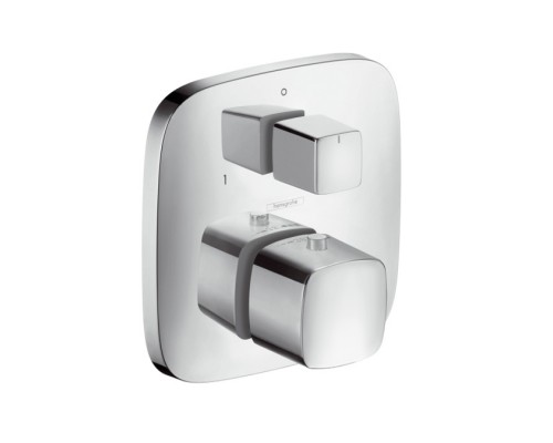 СНЯТ(22) HG 15 771 000 PuraVida Термостат для 2х потребителей (внешняя монтажная часть)