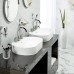 THG Hirondelles Platinum Stamped Смеситель для раковины, 3 отв., цвет: Polished nickel. A4K-B01-151