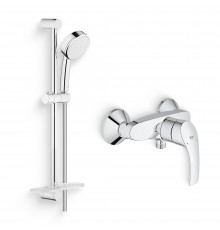 Душевой комплект Смеситель для душа Grohe Eurosmart New 33555002 + Гарнитур Tempesta Cosmopolitan 26083002