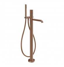 Gessi Habito Unito Смеситель для ванны, напольный, цвет: Copper Brushed PVD. 70028#708