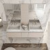 VITAGE milldue edition FOUR SEASONS Тумба подвесная 180х56х35см, с мраморной столешницей, с 2 раковинами, отделка: agata leather. 9502, 3503.413, 3528.413, 3495.413.SX, 3495.413.DX, 4354.180.T06.2, 9262.T06.3