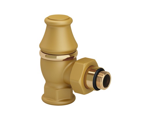 Запорный клапан SR Rubinetterie угловой серияLiberty1/2 х3/4 цвет золото RAL1036 0323-2000V00R