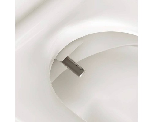 Artceram Hype Унитаз-биде 38х59см., подвесной, безободковый, saniglaze, soft-close, с пультом управления, цвет: белый матовый. KHYV001 05 00