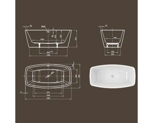 KNIEF Cube Ванна отдельностоящая 155x80x60см, цвет: белый. 0100-091-06, 0100-254 KNIEF Cube Ванна отдельностоящая 155x80x60см, цвет: белый. 0100-091-06, 0100-254