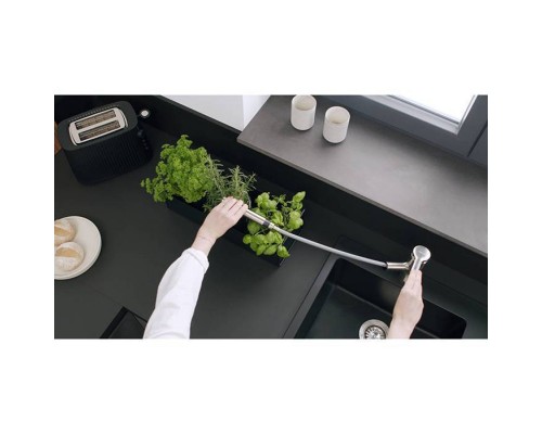 Hansgrohe Zesis M33 Смеситель для кухни, 1 отв., с вытяжным душем, sBox lite, цвет: хром. 74803000 Hansgrohe Zesis M33 Смеситель для кухни, 1 отв., с вытяжным душем, sBox lite, цвет: хром. 74803000