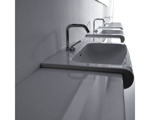 Kerasan Inka Project Раковина 120 см, 1 отв., цвет: белый. 341734,  341101*1