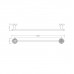 Decor Walther Basic HTE50 Полотенцедержатель 50см, подвесной, цвет: черный матовый. 0531360