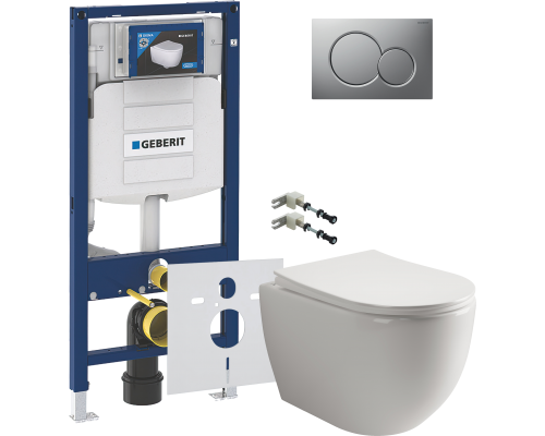 Комплект Унитаз подвесной Ceramicanova Mia Rimless CN1805 + Крепления Geberit Duofix 111.815.00.1 к стене + Шумоизоляция 156.050.00.1 + Инсталляция UP 320 111.300.00.5 + Кнопка Sigma 01 115.770.JQ.5 лакированная, матовый хром Комплект Унитаз подвесной Ceramicanova Mia Rimless CN1805 + Крепления Geberit Duofix 111.815.00.1 к стене + Шумоизоляция 156.050.00.1 + Инсталляция UP 320 111.300.00.5 + Кнопка Sigma 01 115.770.JQ.5 лакированная, матовый хром